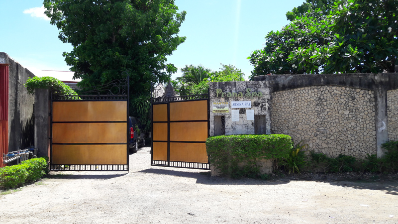 Prana Spa の金の門